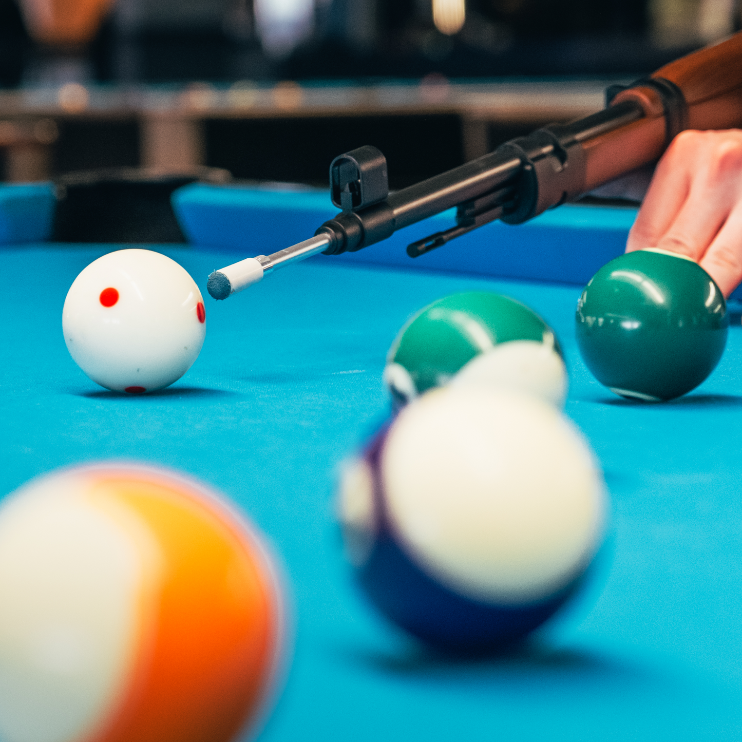 Rifle Pool Cue