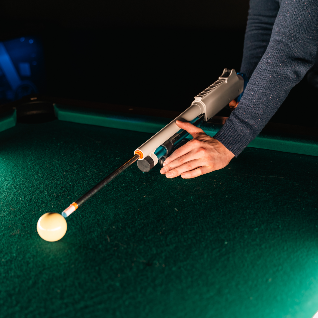 Shotgun Pool Cue - Blue