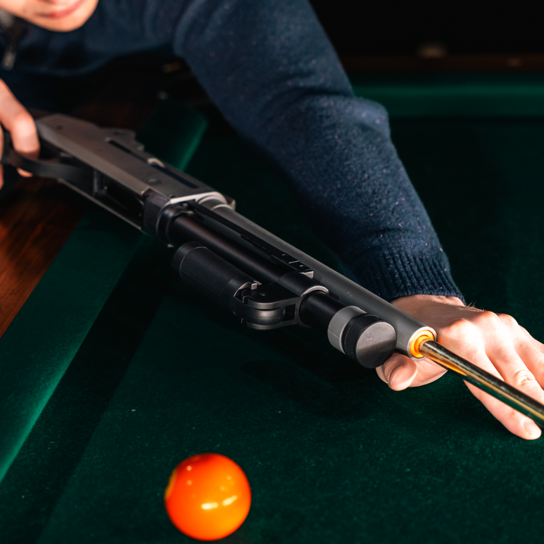 Shotgun Pool Cue - Gray